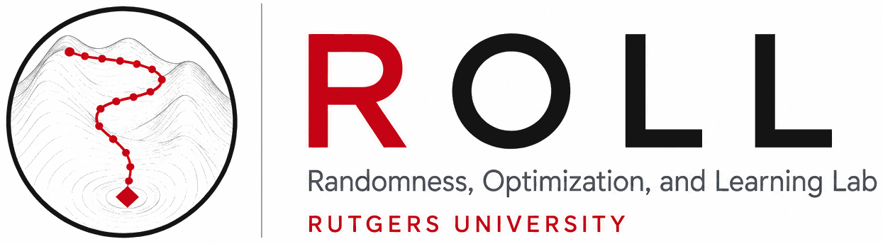 ROLL — Randomness, Optimization, and Learning Lab, Rutgers University